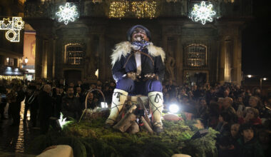 Olentzero saludará a pamplonesas y pamploneses este miércoles por la tarde desde la Plaza Consistorial