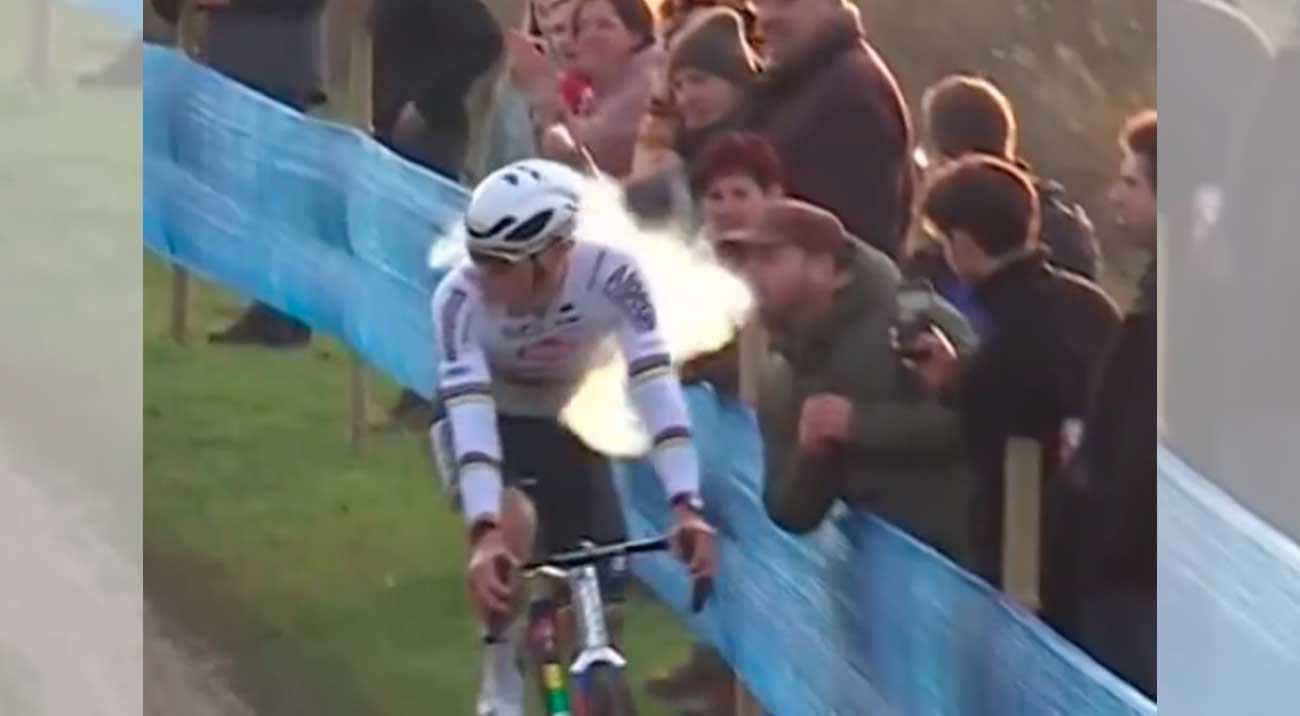 Van der Poel vuelve a sufrir otro episodio incívico en un ciclocross belga