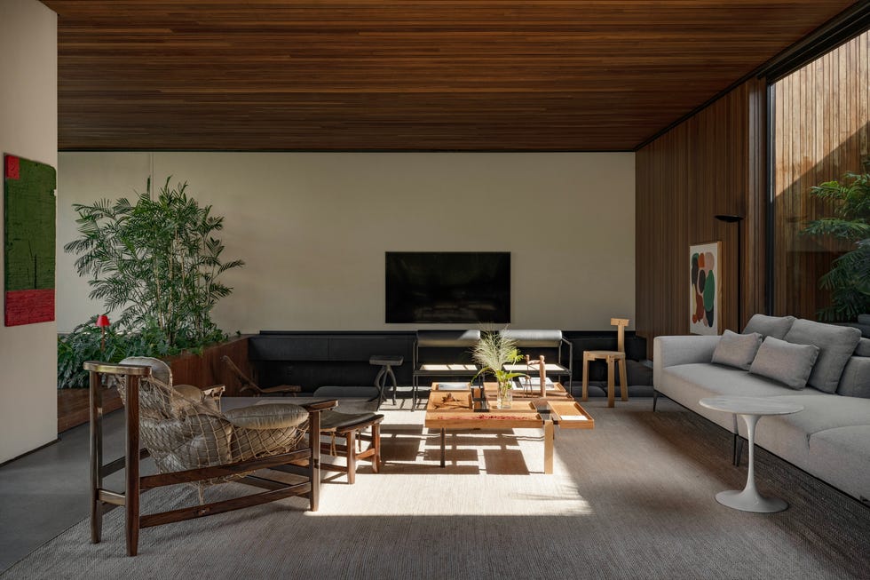 salon con television