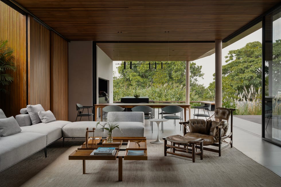 salon abierto al exterior padovani arquitectos