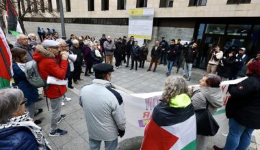 Los activistas de la Vuelta citados por desobediencia: «Se nos acusa de algo de lo que estamos satisfechos»