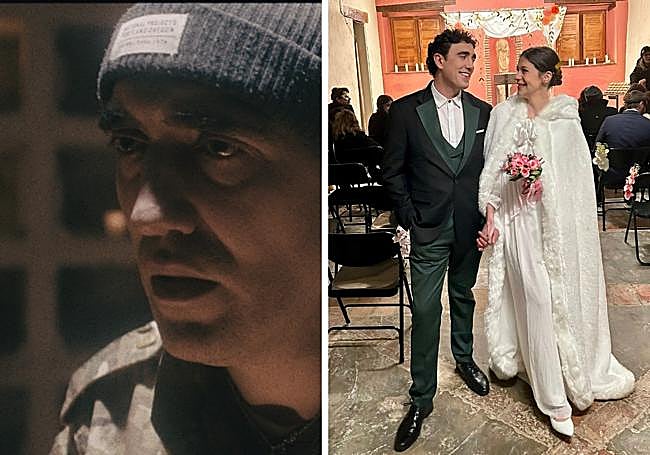 Fotogramas de 'Nos veremos esta noche, mi amor' rodados en la Pirámide de los Italianos (i) y Fresno de Río Tirón.