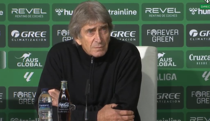 Manuel Pellegrini, este domingo en rueda de prensa (RBB)