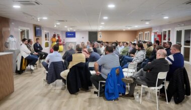 Juan Forcén asegura a las peñas del Real Zaragoza que la SAD va a aportar los 10 millones por La Romareda