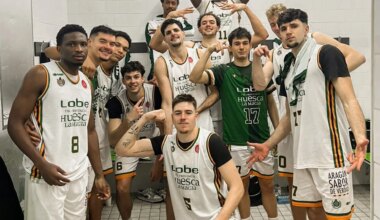 Victoria a trancas y barrancas del Lobe Huesca (73-75)