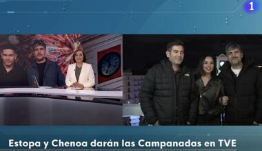 El lapsus de Pepa Bueno al presentar a Estopa y Chenoa para las Campanadas