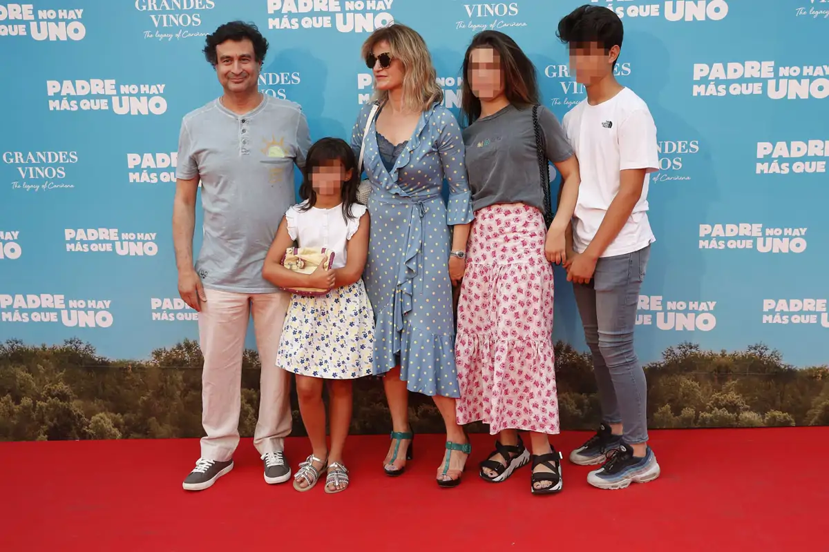 Pepe Rodríguez y su familia