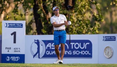 Carlos Pigem, este domingo en la Escuela del Asian Tour. © Picture by Jason Butler/Asian Tour.
