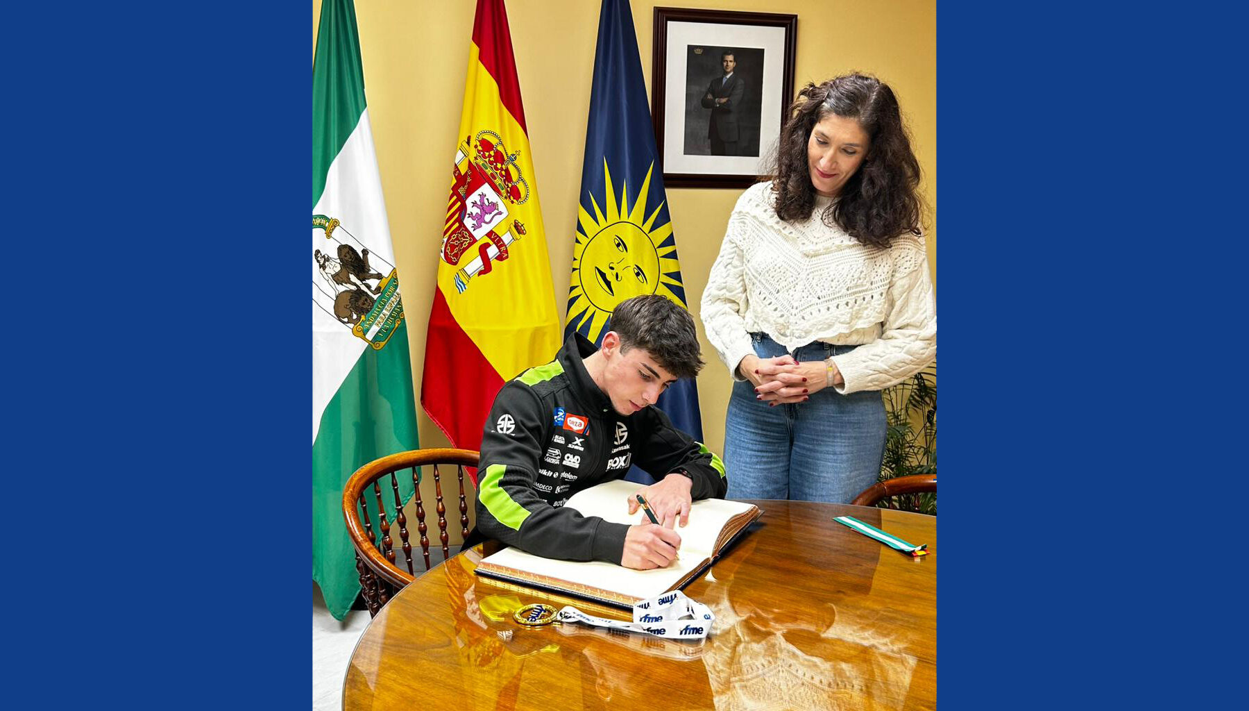 Ecijanos que suman: recibimiento al piloto Pepe Osuna, Campeón de España de Superbike en la categoría Stock 600