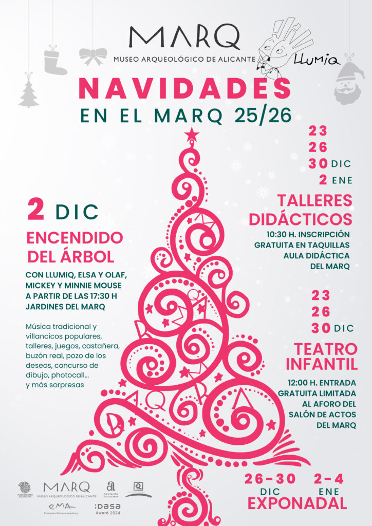 La programación navideña de la Diputación arranca mañana con el encendido del árbol en el jardín del MARQ - MARQ