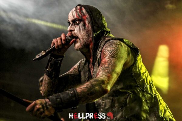 Nemtheanga de Primordial en concierto en Madrid