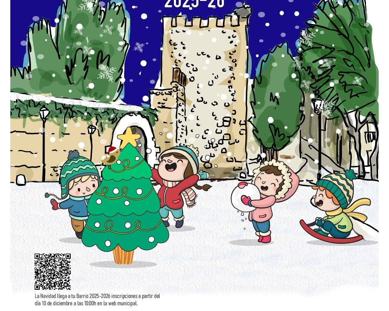 La Concejalía de Familia, Infancia y Juventud pone en marcha el programa “La Navidad llega a tu barrio” cargado de propuestas para los más pequeños