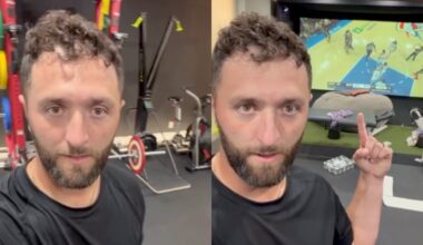 Jon Rahm, en su gimnasio © Instagram