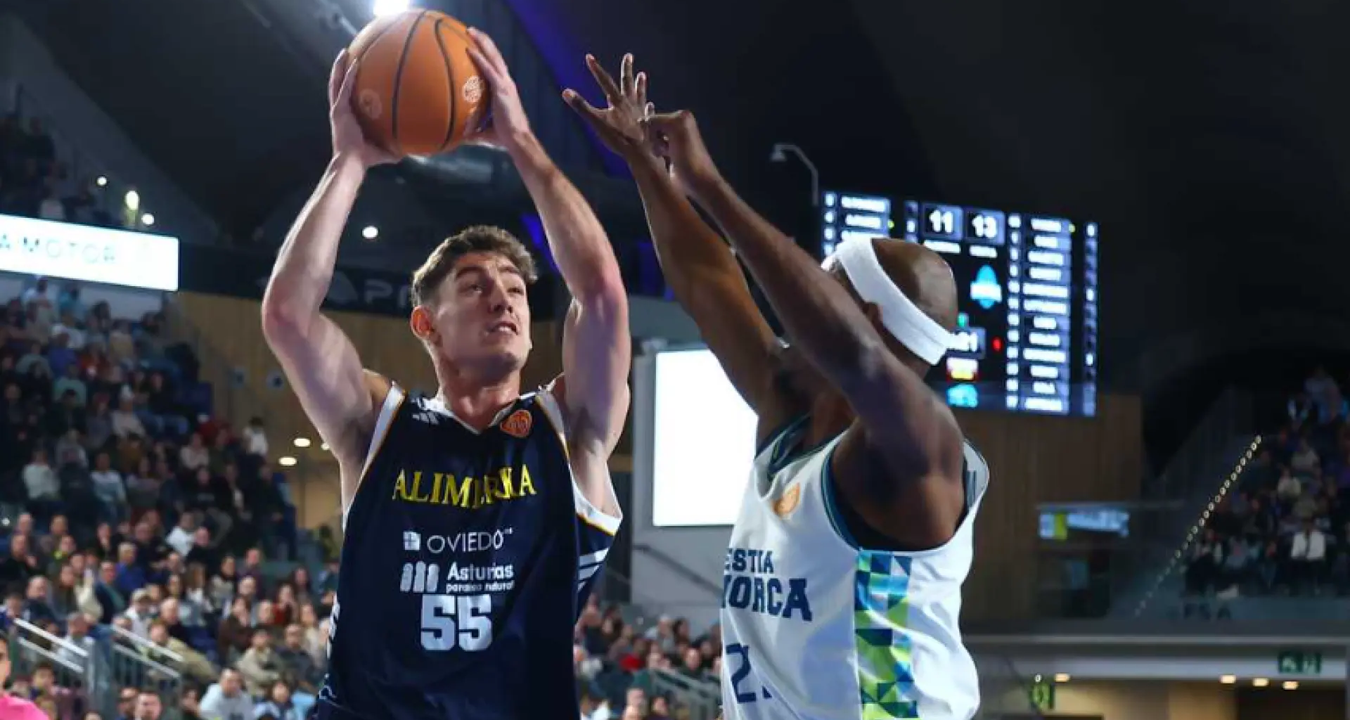 Otro partidazo del aragonés Raúl Lobaco con el Alimerka Oviedo: 30 puntos anotados