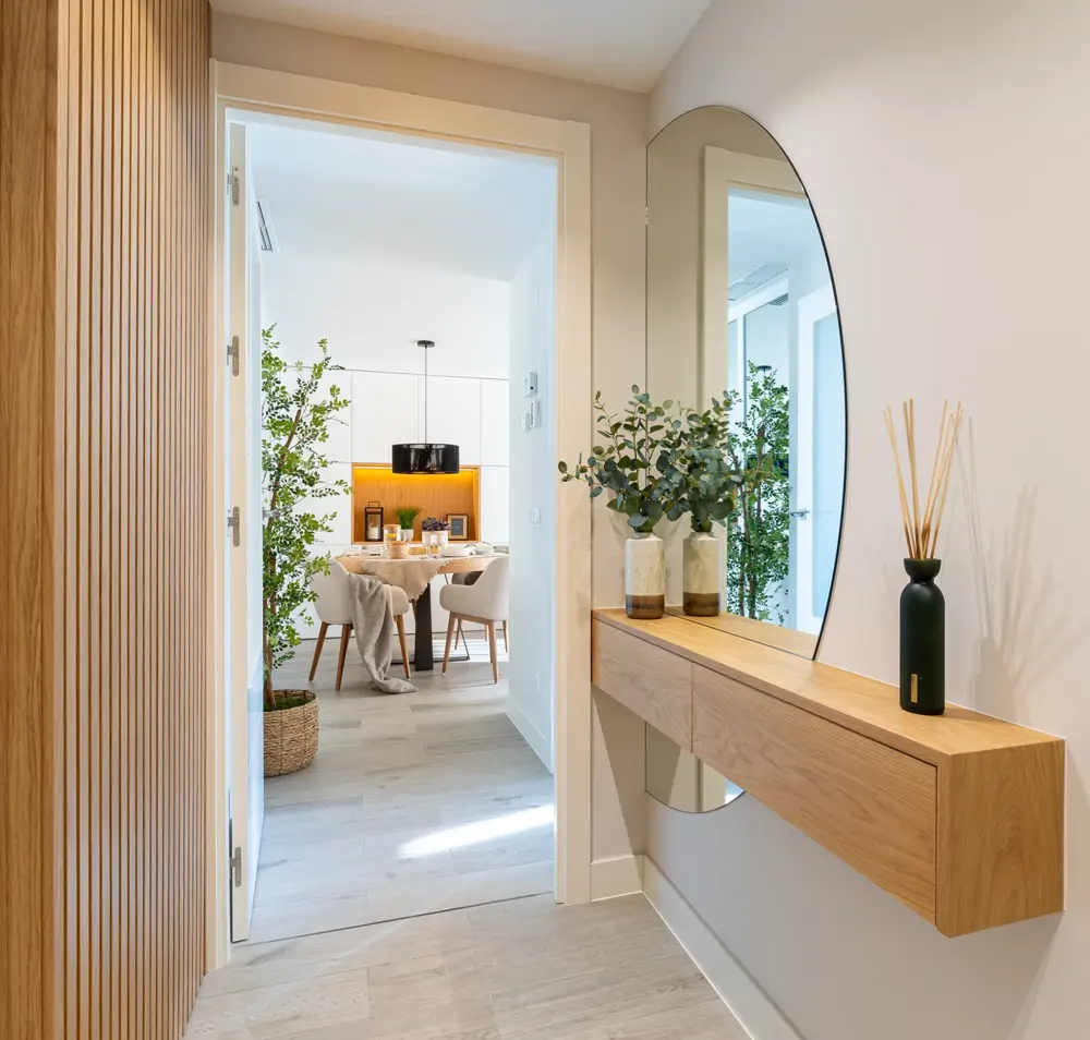 Recibidor piso pequeño