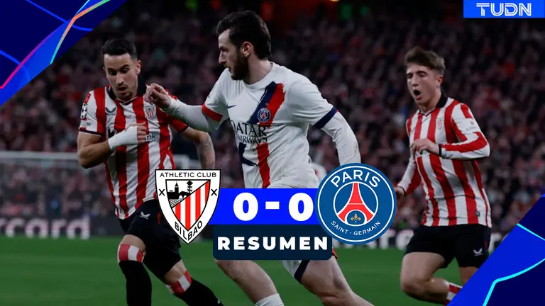 Resumen | Athletic pone freno de mano al PSG en la UEFA Champions League - TUDN