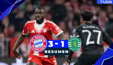 Tah anotó otro gol para el Bayern Múnich, enviando el balón al fondo de la red