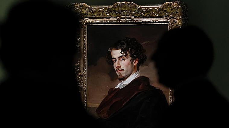 Retrato de Gustavo Adolfo Bécquer, obra de Valeriano