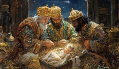 Raúl Berzosa comparte pinturas de Navidad para felicitaciones y postales navideñas