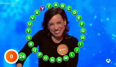 Rosa acaricia el bote histórico de 'Pasapalabra' por segunda vez