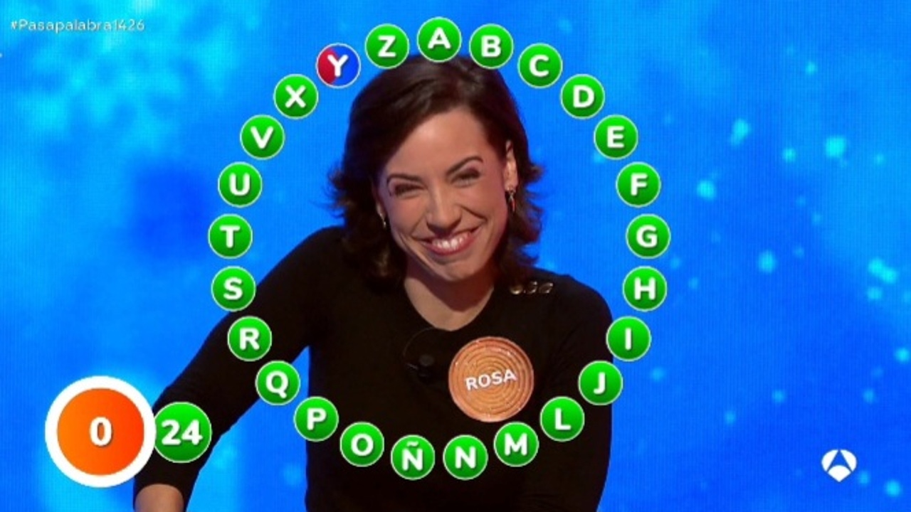 Rosa acaricia el bote histórico de 'Pasapalabra' por segunda vez