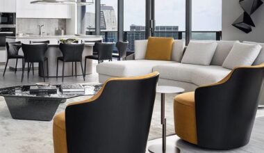 "Con este tipo de piezas se realza la sensación de amplitud". Nar Design Studio, interioristas de esta preciosa casa en un rascacielos