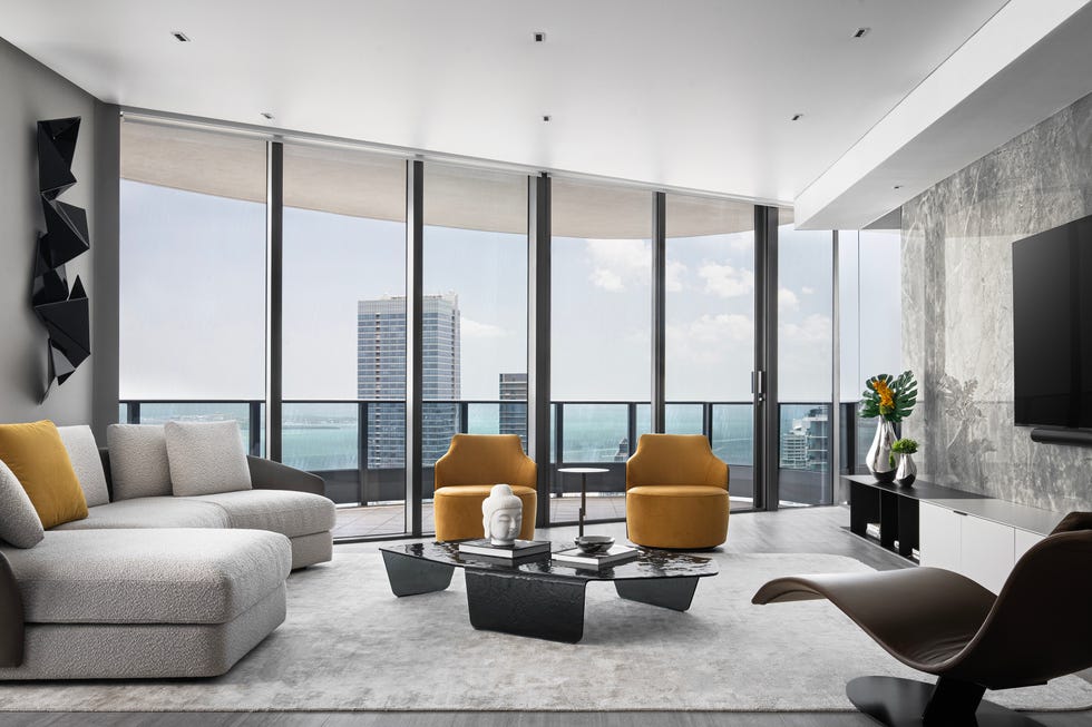 atico muy moderno con vistas de nar design studio