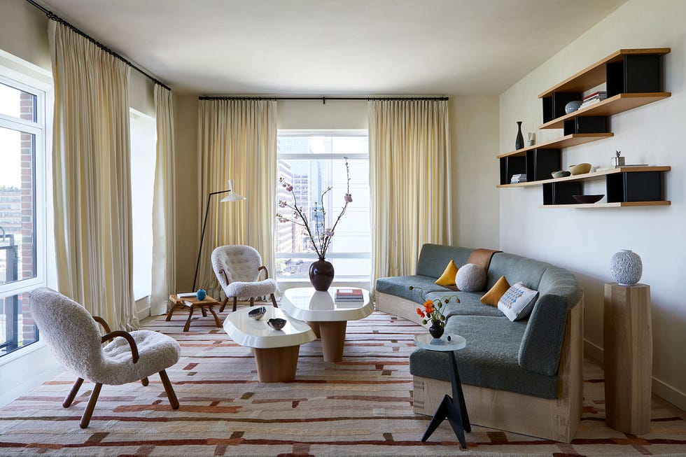 una casa con arte y estilo eclectico y artesanal de cochineal design studio