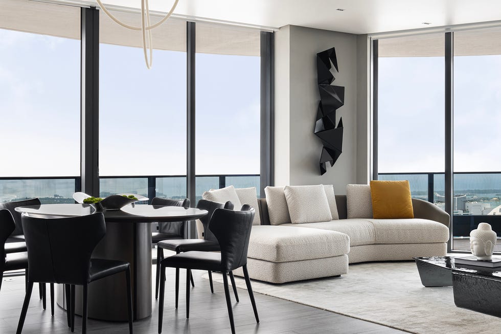 atico muy moderno con vistas de nar design studio