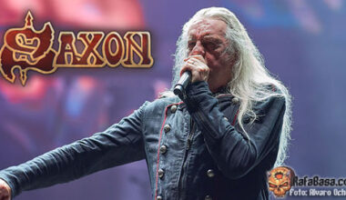 SAXON en el estudio. HAMLET en Madrid. Single de RAVE IN FIRE.