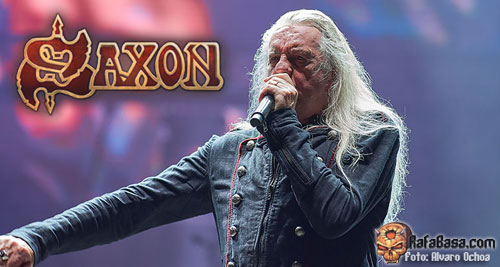 SAXON en el estudio. HAMLET en Madrid. Single de RAVE IN FIRE.