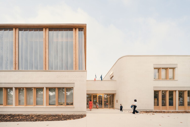Complejo escolar Simone Veil Tremblay-en-France / Gaetan Le Penhuel Architectes - Fotografía interior