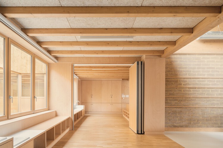 Complejo escolar Simone Veil Tremblay-en-France / Gaetan Le Penhuel Architectes - Fotografía interior, Madera