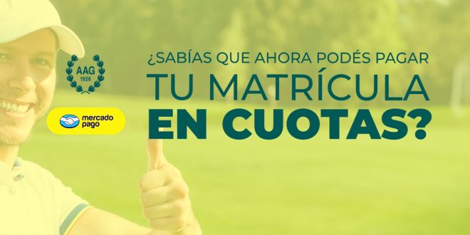 Nuevas opciones de pago para la Matrícula AAG