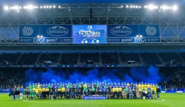 El oviedismo honra su historia y celebra el centenario del Real Oviedo con las leyendas azules - La Voz de Asturias