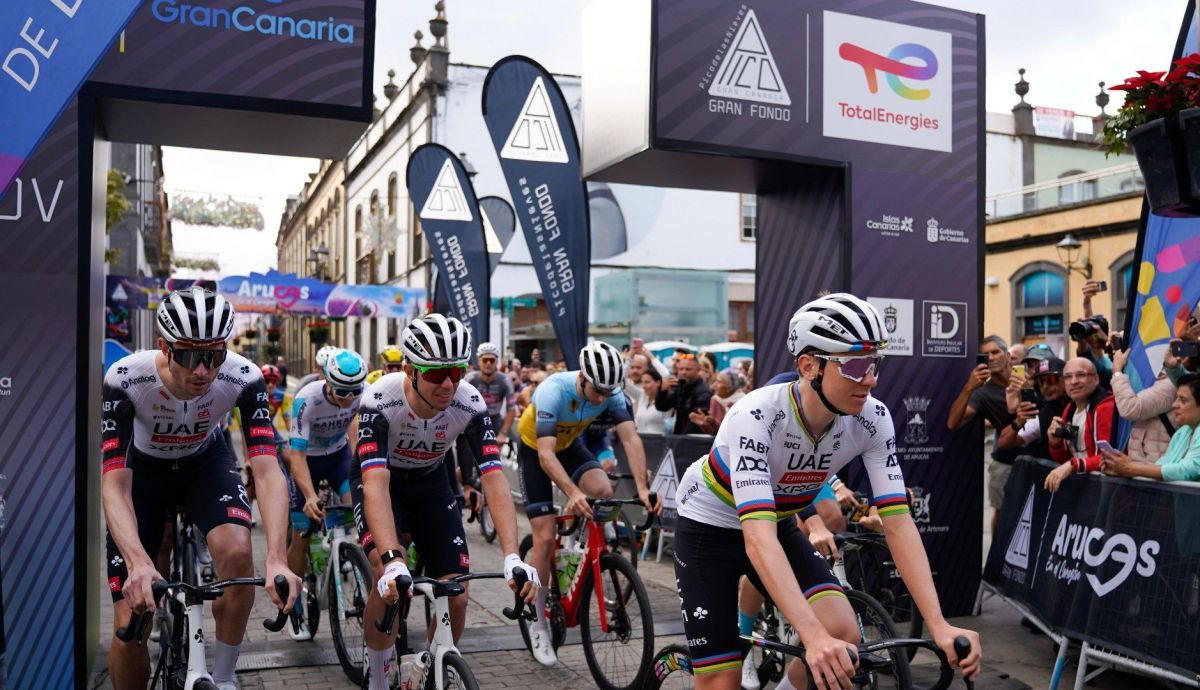 Tadej Pogačar, protagonista de la TotalEnergies Gran Fond...