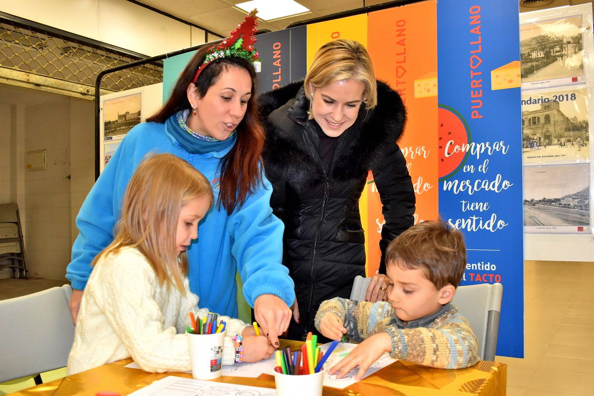 Ludoteca y talleres infantiles en las fiestas navideñas del Mercado Municipal