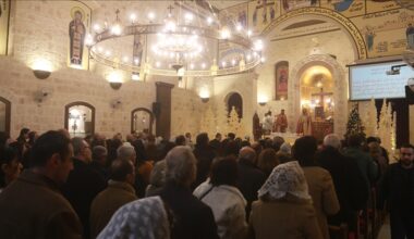 Las comunidades cristianas de toda Siria celebraron la Navidad haciendo un llamado a la paz y la unidad