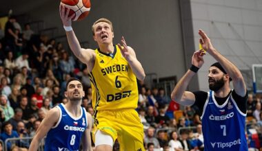 El jugador del Súper Agropal Palencia Tobias Borg brilla con Suecia en las ventanas FIBA
