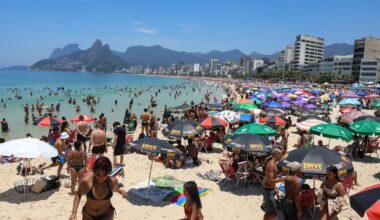 Emiten alerta por calor en ocho estados brasileños