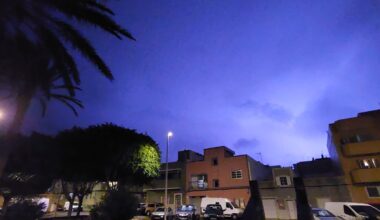 La borrasca Emilia azota con fuerza y deja más de 1.500 incidencias en Canarias, ninguna grave