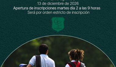 INSCRIPCIONES – Campeonato de Navidad Padres e Hijos de Castilla y León 2025 – Federación de Golf de Castilla y León