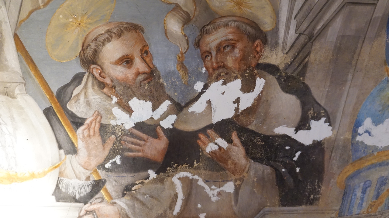 Las pinturas barrocas del IES San Isidro vuelven a la vida