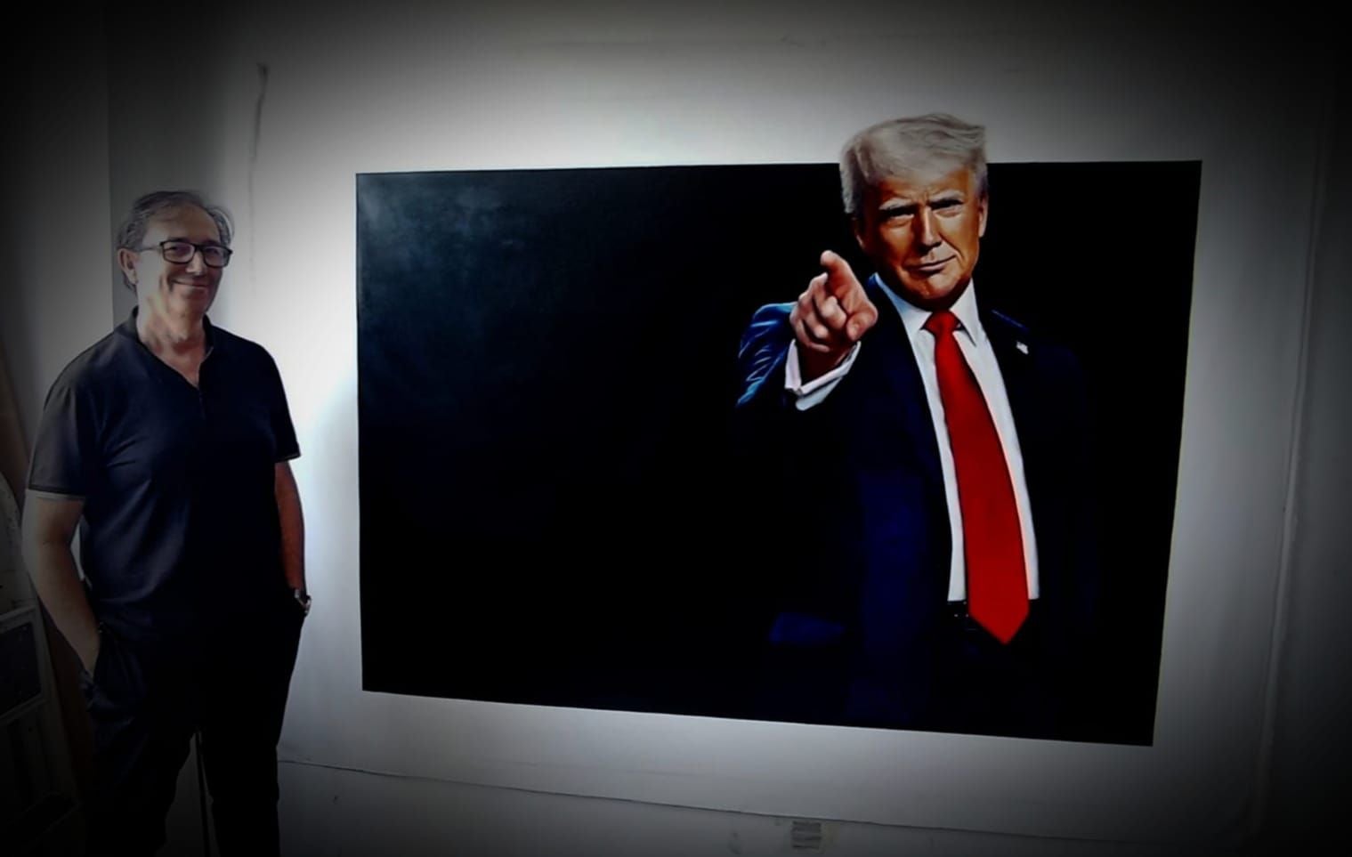 La galería almeriense que entregará un cuadro a Trump