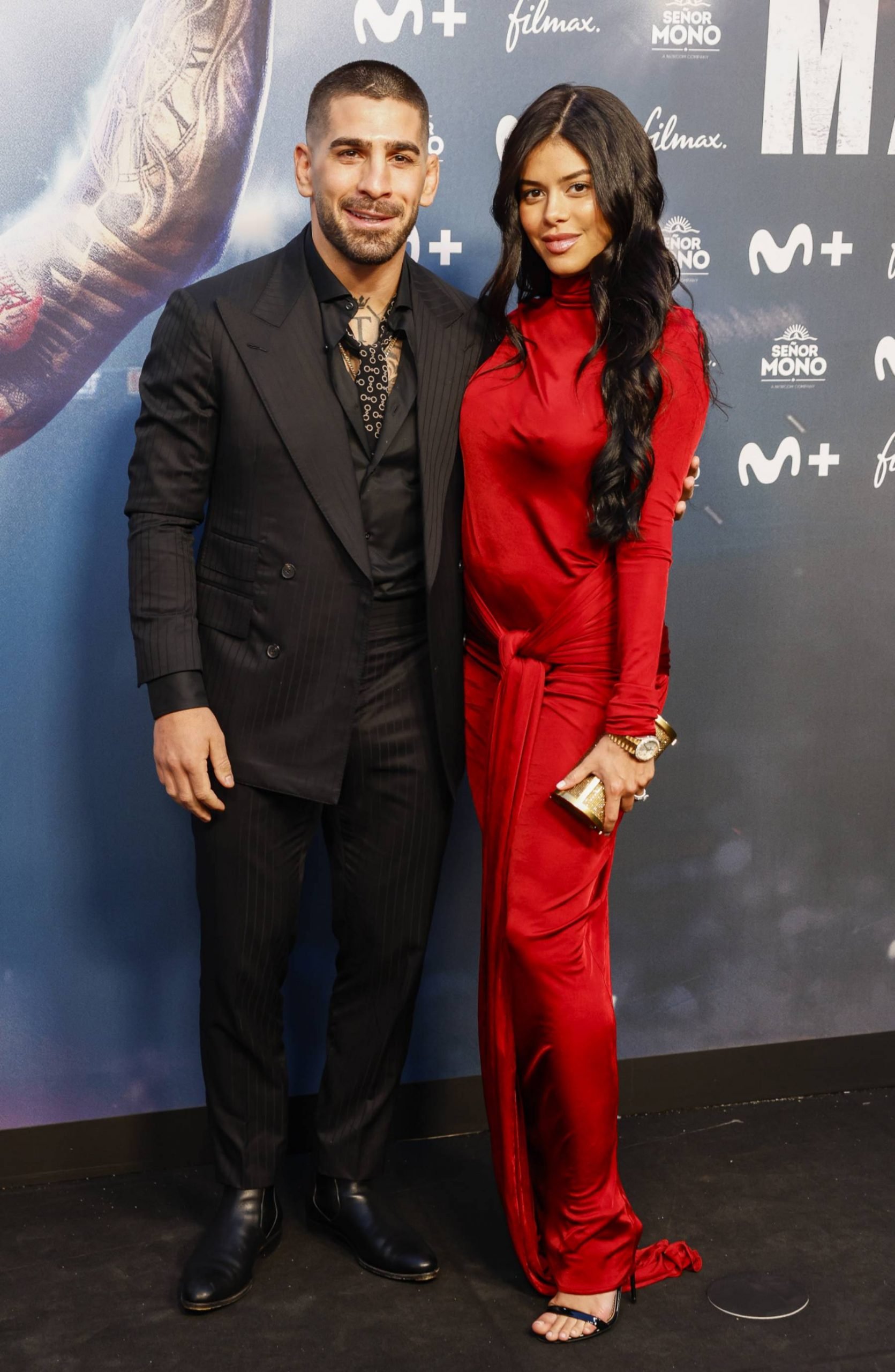 Ilia Topuria y Giorgina Uzcategui Badell en un evento. (Foto: Gtres)