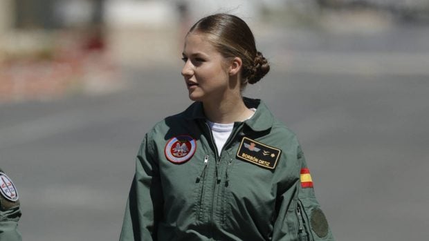 La princesa Leonor en San Javier. (Foto: Gtres)