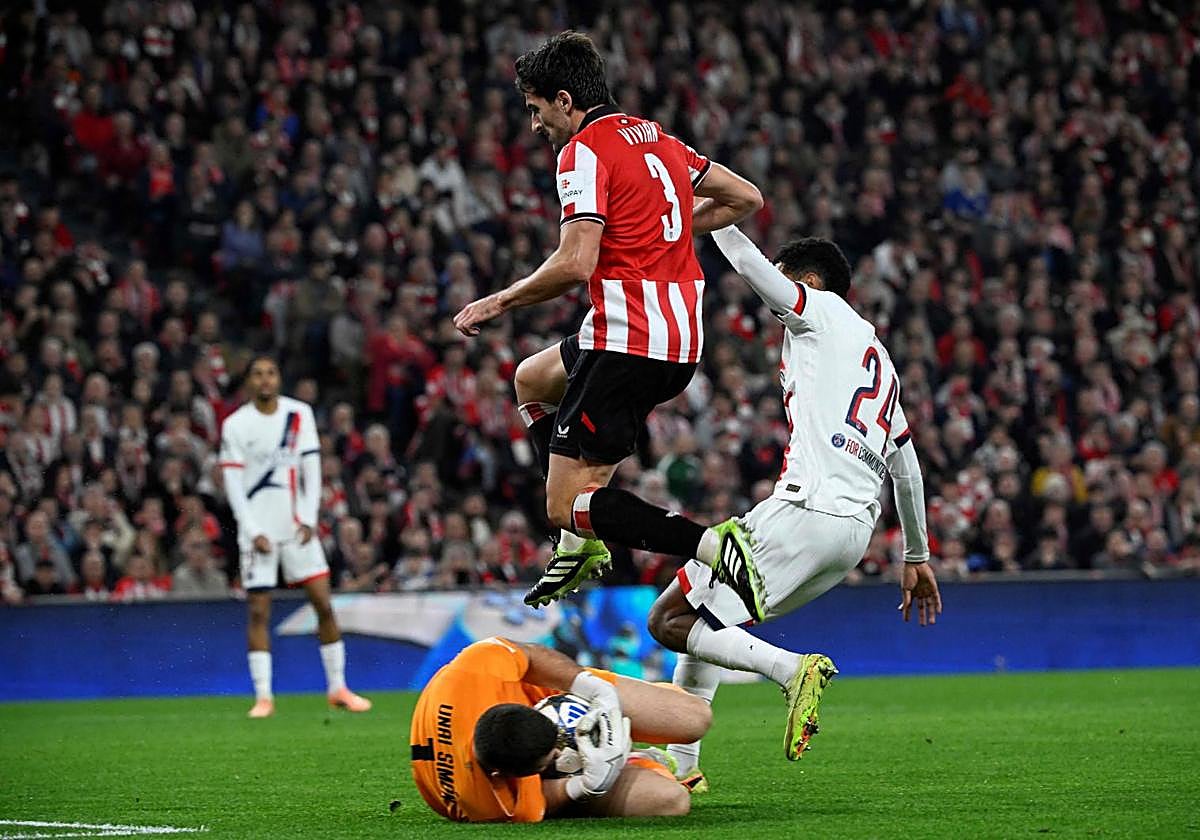 El recital de paradones de Unai Simón para salvar al Athletic