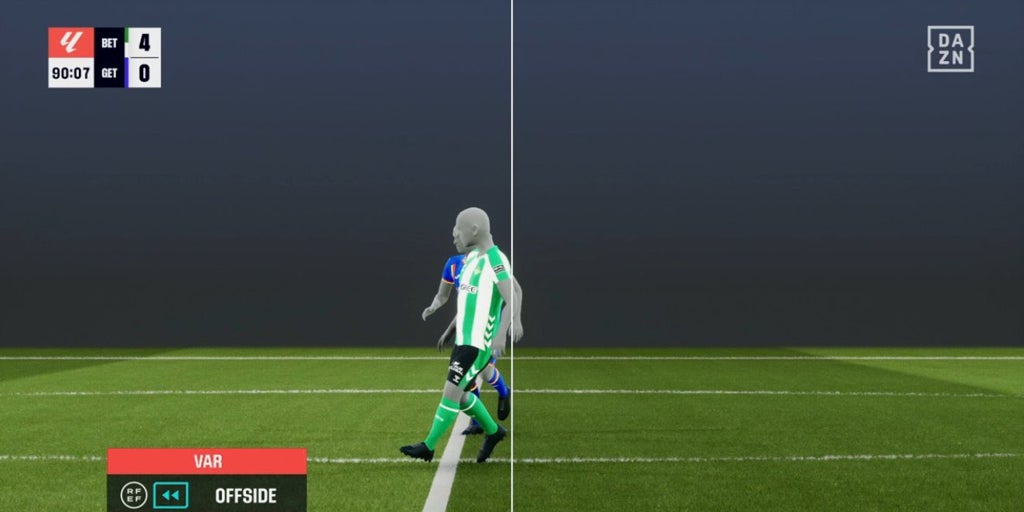 El Betis es el único equipo de LaLiga sin intervenciones del VAR a su favor