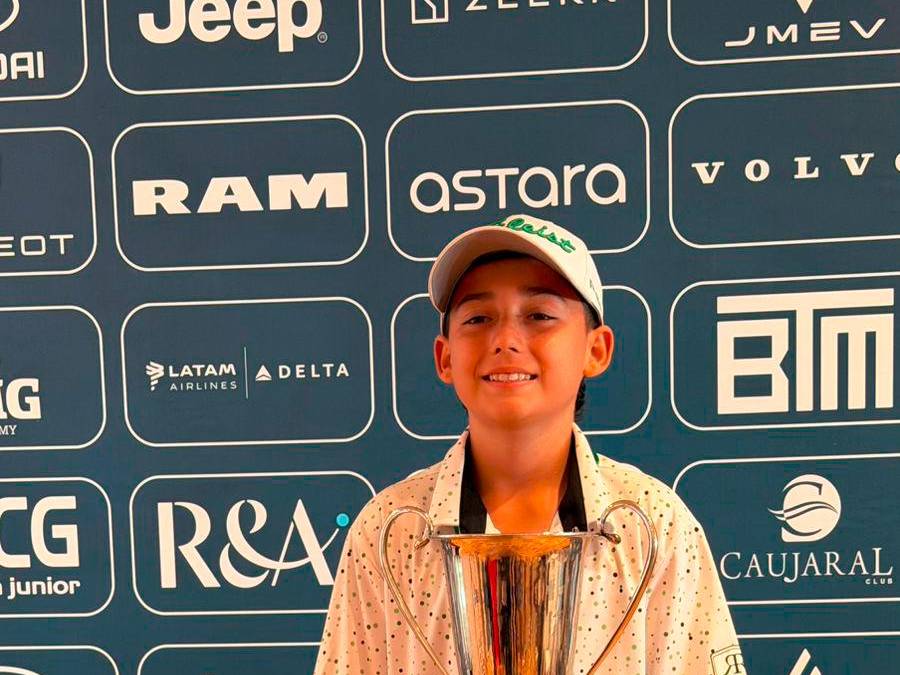 Tomás Lozano, el niño prodigio del golf colombiano que conquistó el Nacional Infantil