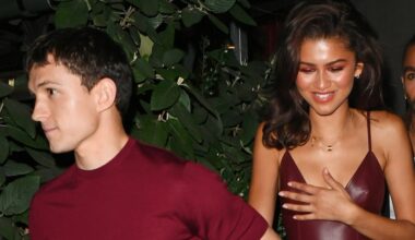 Las fotos que confirman el rumoreado embarazo de Zendaya y Tom Holland